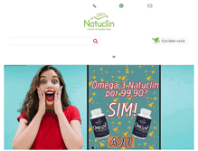 Tablet Screenshot of natuclin.com.br